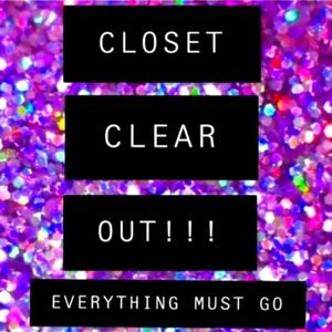 Everything in my  closet ..